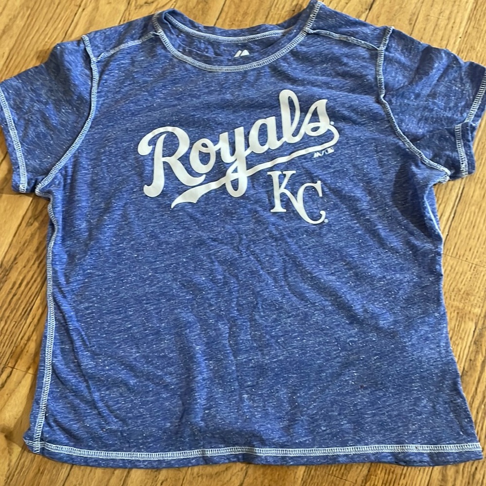 Majestic Kansas City Royals T-Shirt Womens Size L